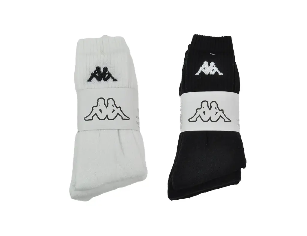 Kappa Logo Trisper Tennis Sock 3P ASS 1